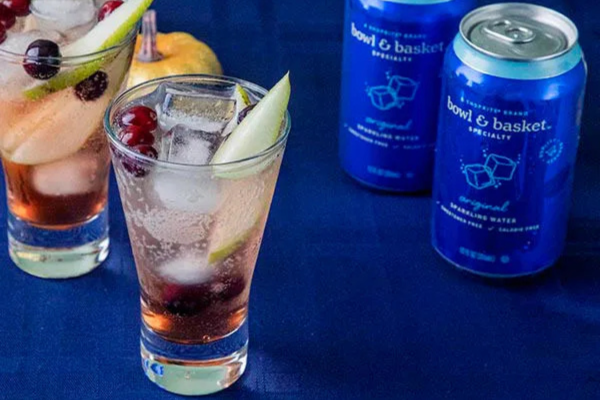 Cranberry Seltzer Mocktail